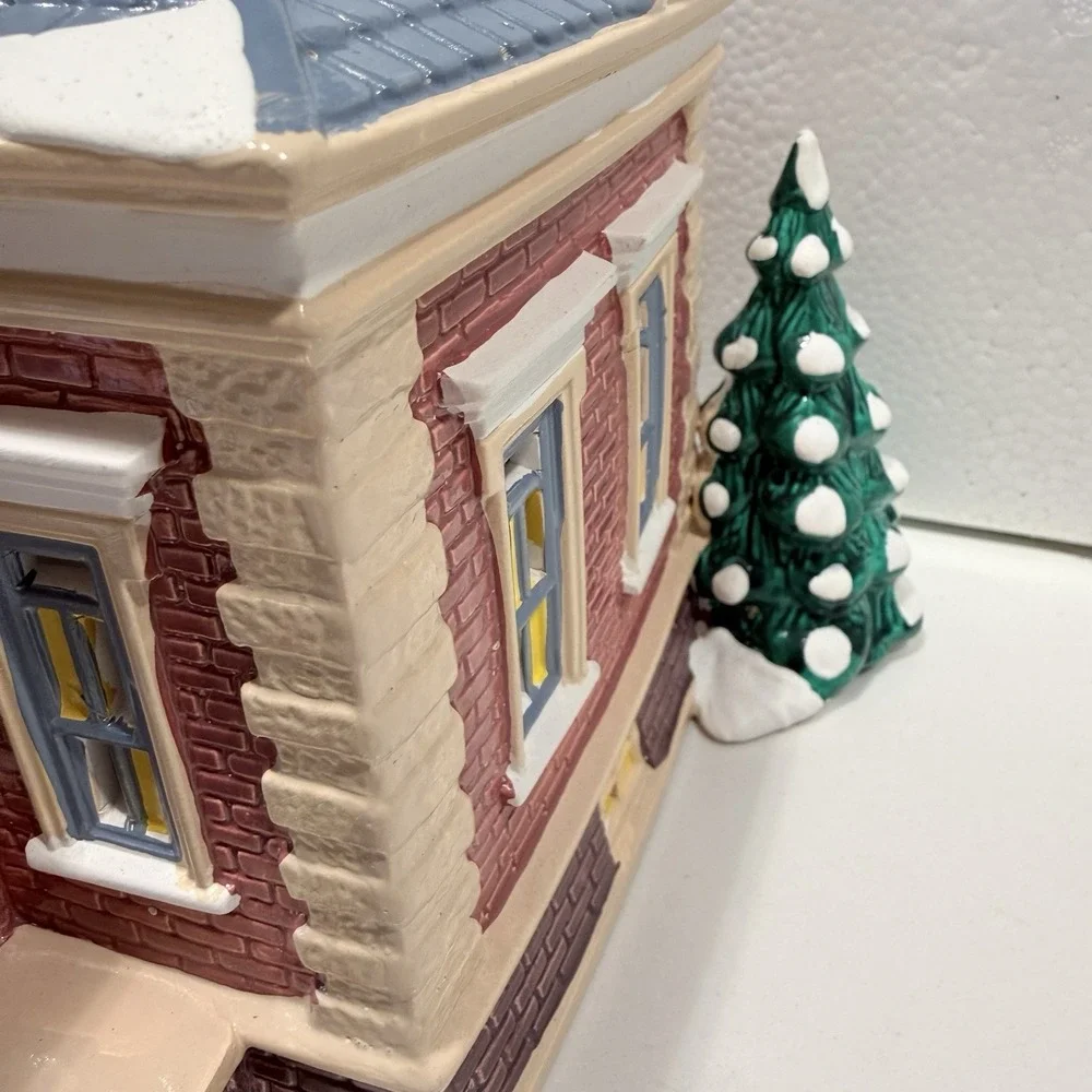 Dept 56 Village Public Library Original Snow Village Lighted 54437 Retired Boxed